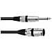 Cavo adattatore Xlr (m) / Jack Mono 0,9 m Bk - Foto miniatura 1