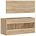 Mobile Da Bagno Con Specchio Rovere Sonoma In Legno Multistrato - Foto miniatura 10