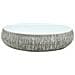 Lavabo Da Appoggio Grigio E Blu Ovale 59x40x15 Cm Ceramica - Foto miniatura 3