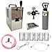 Set Completo - Spillatore Birra Jet 30 Dispenser Birra Macchina Per Birra 1-linea 35 Litri /h Incl. Bicchieri Da Birra Isar 0 3 Litri 6 Pz. Keg Nc Adattatore - Foto miniatura 5