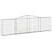 Cesto Gabbione Ad Arco 400x30x100/120 Cm Ferro Zincato - Foto miniatura 1