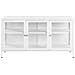 Credenza Espositiva In Vetro Newport Metallo 115 Cm Bianco - Foto miniatura 3