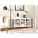 Credenza Espositiva In Vetro Newport Metallo 115 Cm Bianco - Foto miniatura 1