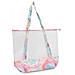 Set Borsa Mare E Pochette Spiaggia Piscina Trasparente Modello Marianna Borsa Acqua - Foto miniatura 2