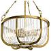 Lampadario Contemporaneo Roux Acciaio Ottone Naturale 3 Luci E27 - Foto miniatura 3
