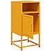 Comodini 2 Pz Giallo Senape 36x39x78 Cm In Acciaio - Foto miniatura 2