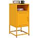 Comodini 2 Pz Giallo Senape 36x39x78 Cm In Acciaio - Foto miniatura 4