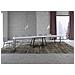 Tavolo allungabile 90x140/400 cm Booster bianco frassino gambe antracite - Foto miniatura 4