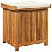 Scatola Cuscini da Esterno 60x50x61 cm Legno Massello Acacia - Foto miniatura 1