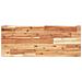Piano Tavolo Rettangolare 80x30x2cm In Legno Massello Di Acacia - Foto miniatura 2