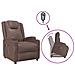 Poltrona Alzapersona Marrone In Similpelle - Foto miniatura 1