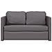 Divano Letto da Terra 2 in 1 Grigio 112x174x55 cm Similpelle - Foto miniatura 5