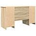 Scrivania  in Rovere Sonoma 140x49x76 cm in Legno Ingegnerizzato - Foto miniatura 6