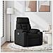 Poltrona Reclinabile in Tessuto Nero - Foto miniatura 2