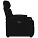 Poltrona Reclinabile in Tessuto Nero - Foto miniatura 4