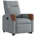 Poltrona Reclinante Alzapersona Elettrica Grigio Chiaro Tessuto - Foto miniatura 4