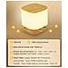 Lampada Da Tavolo A Led Touch Dimmerabile, Lampada Da Comodino Ricaricabile Tramite Usb - Foto miniatura 7