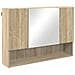 Set di mobili per il bagno 4 pcs rovere sonoma 30 x 35 x 192 cm - Foto miniatura 6