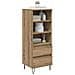 Credenza Rovere artigianale 40 x 36 x 110 cm Legno multistrato - Foto miniatura 3