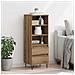 Credenza Rovere artigianale 40 x 36 x 110 cm Legno multistrato - Foto miniatura 4