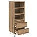 Credenza Rovere artigianale 40 x 36 x 110 cm Legno multistrato - Foto miniatura 5