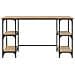 Scrivania Rovere artigianale 140 x 50 x 75 cm Legno multistrato - Foto miniatura 5
