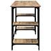 Scrivania Rovere artigianale 140 x 50 x 75 cm Legno multistrato - Foto miniatura 6