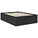 Struttura del letto Nero 140 x 200 cm Legno multistrato - Foto miniatura 5