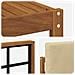 Set di divani con cuscino 6 pcs Naturale e Beige - Foto miniatura 7