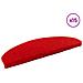 Tappetini per scale autoadesivi 15 pcs Rosso 80 x 24,5 x 3,5 cm - Foto miniatura 3