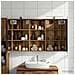 Set di Armadi da Bagno con porta 3 pcs 110 x 10,5 x 60,5 cm - Foto miniatura 2