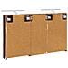 Set di Armadi da Bagno con porta 3 pcs 110 x 10,5 x 60,5 cm - Foto miniatura 9