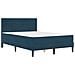 Struttura letto con materasso Blu 120 x 200 cm Velluto - Foto miniatura 3