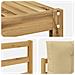 Set di divani da esterno con cuscino 6 pcs Bianco e Beige - Foto miniatura 5