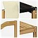 Set di divani da esterno 9 pcs Bianco e Crema 79 x 79 x 37 cm - Foto miniatura 6