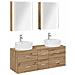 Set di mobili per il bagno 5 pcs Rovere Artigianale - Foto miniatura 1