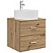 Set di mobili per il bagno 5 pcs Rovere Artigianale - Foto miniatura 5