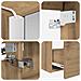 Set di mobili per il bagno 5 pcs Rovere Artigianale - Foto miniatura 9