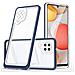 Custodia Trasparente 3in1 Per Samsung Galaxy A42 5g Frame Gel Blu - Foto miniatura 1