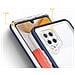 Custodia Trasparente 3in1 Per Samsung Galaxy A42 5g Frame Gel Blu - Foto miniatura 4