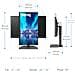 SW272QN Monitor PC 68,6 cm (27") 2560 x 1440 Pixel Wide Quad HD LED Nero - Foto miniatura 10