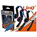 Linq Ds-201 Cuffie Auricolari Stereo Con Archetto Colore Azzurro Con Microfono - Foto miniatura 1