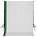 Kit Studio Foto 3 Fondali In Cotone Con Telaio Regolabile 3x3 M - Foto miniatura 1