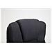 Sedia da Ufficio XL Texas V2, in Tessuto, Sedia presidenziale, meccanismo di Oscillazione, Super Imbottita, Max capacità di carico 180 kg, Girevole, con braccioli, Alto Schienale Nero - Foto miniatura 5