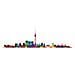 Sticker Mosaic City, Wall Art Muro, Berlino, Per Soggiorno, Camera, Multicolore In Vinile, 103 X 0,1 X 20 Cm - Foto miniatura 2