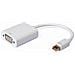 Adattatore Mini Displayport (thunderbolt) 1.2 / Vga Bianco - Foto miniatura 1