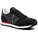 Sneaker Running Micro Suede / Nylon Mesh Nero Us21ax10 Xux017 - Foto miniatura 1