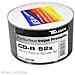 50 X Traxdata Fronte Pieno Inkjet Printable Bianco Cdr 52x Blank Dischi 700mb Cdr - Foto miniatura 1