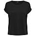 T-shirt A Maniche Corte Nero Donna - Foto miniatura 1
