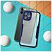 Cover Iphone 11 Pro Retro Plexiglass Fronte Polimero Rinforzata Bordo Blu - Foto miniatura 2